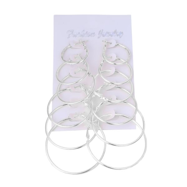 6pairs/set vintage dangle ring big circle hoop earrings women steampunk ear clip, Golden;silver
6pairs/set vintage dangle ring big circle hoop earrings women steampunk ear clip, Golden;silver