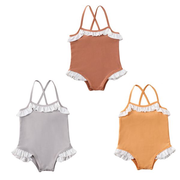 1-6years младенческая девочка sunsuit одежда сплошной цвет купальник купальники плавание, White
1-6years младенческая девочка sunsuit одежда сплошной цвет купальник купальники плавание, White