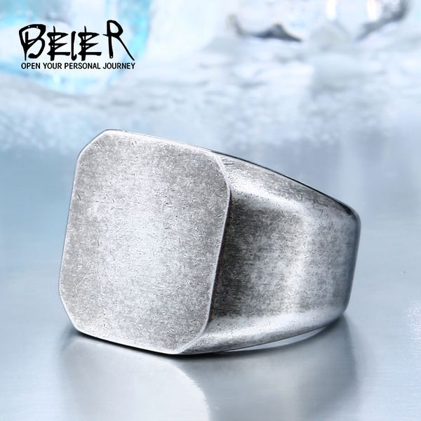 beier 2020 old style fashion man's 316l stainless steel biker unique ring antique simple jewelry for man women br8-453, Golden;silver
beier 2020 old style fashion man's 316l stainless steel biker unique ring antique simple jewelry for man women br8-453, Golden;silver
