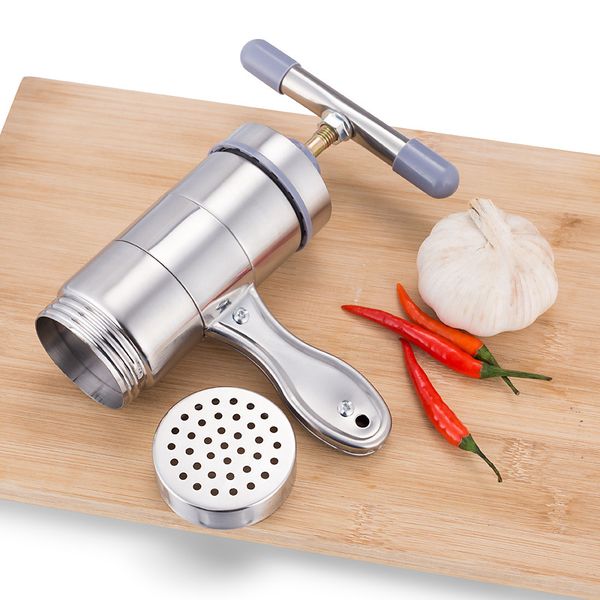 new stainless steel noodle maker with 5 models manual noodles press pasta machine kitchen tools vegetable fruit juicer
new stainless steel noodle maker with 5 models manual noodles press pasta machine kitchen tools vegetable fruit juicer