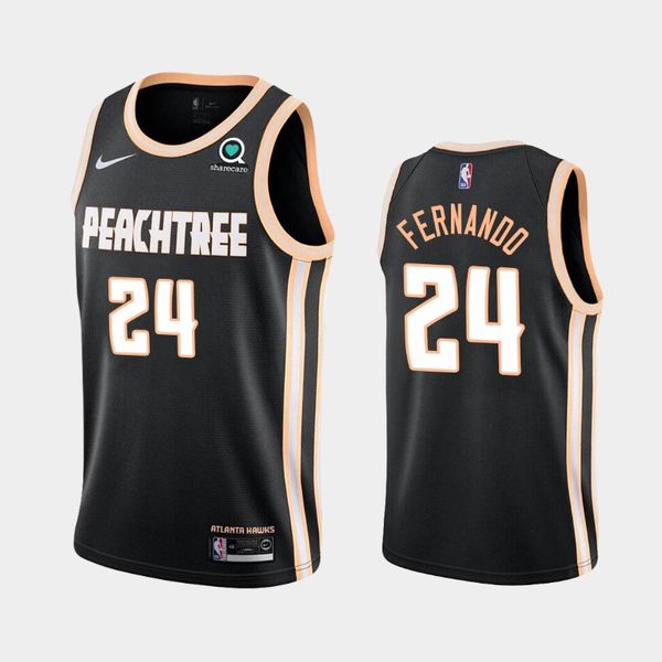 atlanta hawks men bruno fernando #24 2019-20 association city statement basketball jersey, Black
atlanta hawks men bruno fernando #24 2019-20 association city statement basketball jersey, Black