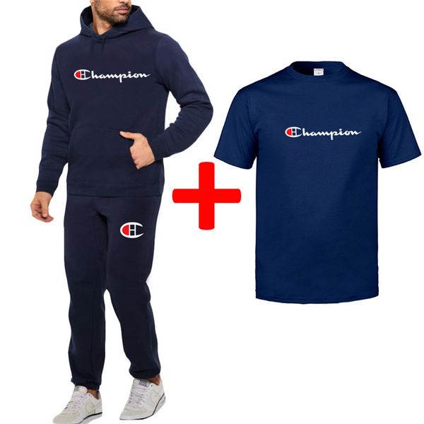 mens autumn champion outfit hoodie pullover + tshirt + pants 3 piece set designer tracksuit casual hooded sportswear winter sweatsuitb82304, White
mens autumn champion outfit hoodie pullover + tshirt + pants 3 piece set designer tracksuit casual hooded sportswear winter sweatsuitb82304, White