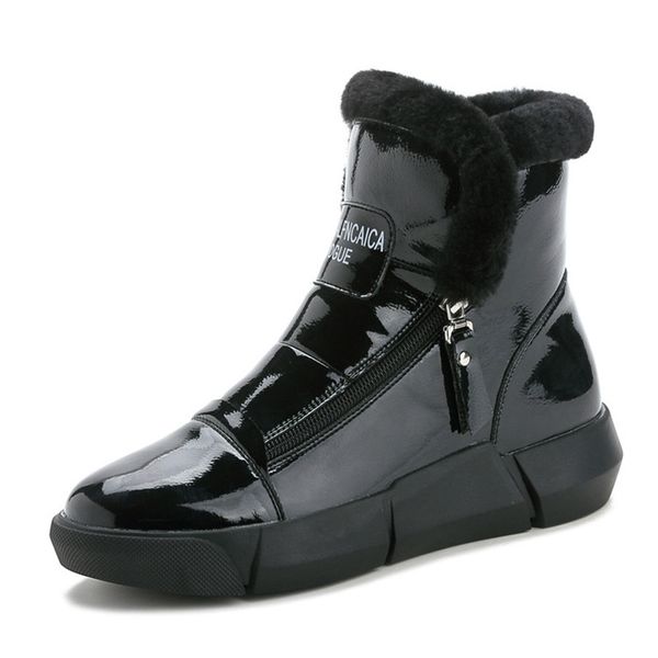 water proof boots platform shoes woman warm snow ankle boots winter woman sneakers new zipper high cotton shoes women flat booties, Black
water proof boots platform shoes woman warm snow ankle boots winter woman sneakers new zipper high cotton shoes women flat booties, Black