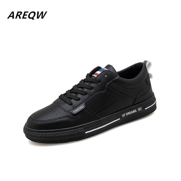 2019 spring and autumn solid color pu wearable and comfortable wild men's leather casual shoes fashion flat new men's shoes, Black
2019 spring and autumn solid color pu wearable and comfortable wild men's leather casual shoes fashion flat new men's shoes, Black