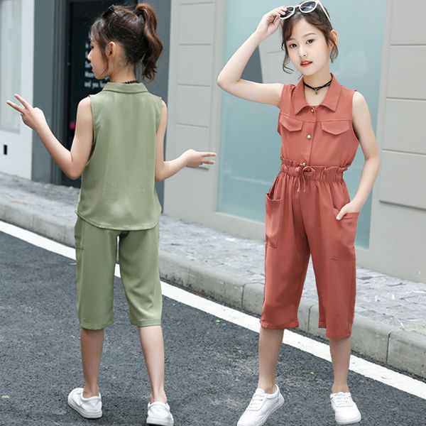 summer fashion girls clothes set toddler kids pants 2 piece suit children clothing teen girls outfits 4-13 years t200707, White
summer fashion girls clothes set toddler kids pants 2 piece suit children clothing teen girls outfits 4-13 years t200707, White
