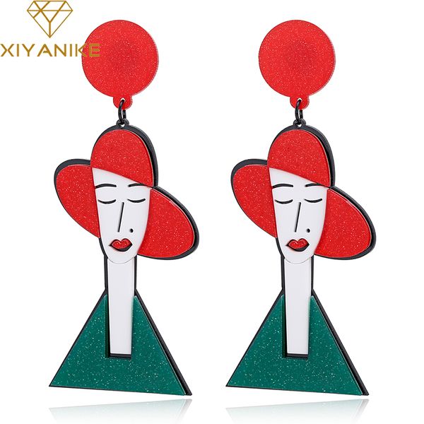 xiyanike big drop earrings new vintage exaggerate lips woman in the hat elegant 2019 fashion jewelry nightclub brincos, Silver
xiyanike big drop earrings new vintage exaggerate lips woman in the hat elegant 2019 fashion jewelry nightclub brincos, Silver