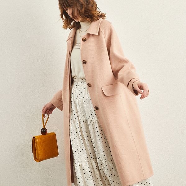 100% кашемир пальто для женщин весной куртка моды зимы розового пальто твердого качества хорошего шерстяных пальто простого плюса размера, Black 
100% кашемир пальто для женщин весной куртка моды зимы розового пальто твердого качества хорошего шерстяных пальто простого плюса размера, Black