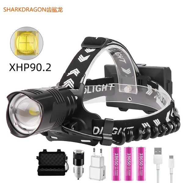 2020 new xhp90 high power head lamp usb rechargeable zoom hunting head lamp with the power display charging treasure function
2020 new xhp90 high power head lamp usb rechargeable zoom hunting head lamp with the power display charging treasure function