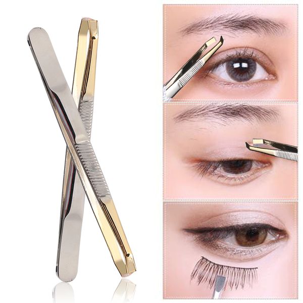 1pc professional stainless steel slant tip eyebrow tweezers clip hair removal clip eyelash extension makeup tools
1pc professional stainless steel slant tip eyebrow tweezers clip hair removal clip eyelash extension makeup tools