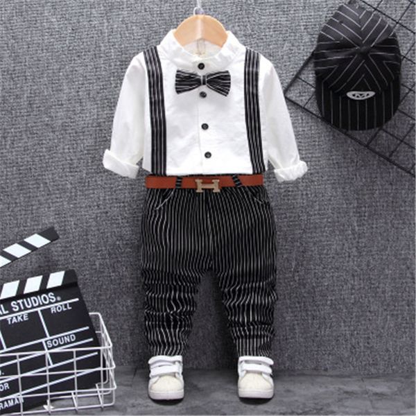 british style baby boy clothing 2020 spring autumn new children stand collar fashion casual shirt pant with belt suit clothes, White
british style baby boy clothing 2020 spring autumn new children stand collar fashion casual shirt pant with belt suit clothes, White