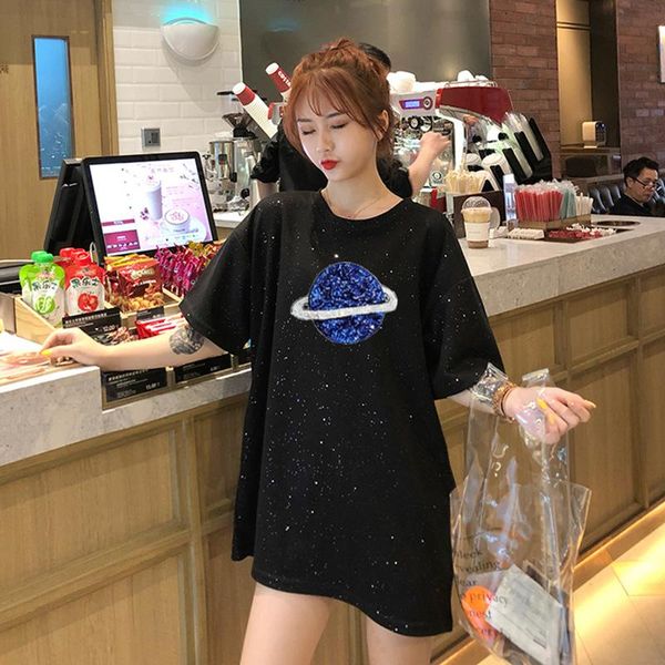 2019 summer wear new style korean-style short sleeve versatile casual loose base shirt t-shirt women's
2019 summer wear new style korean-style short sleeve versatile casual loose base shirt t-shirt women's