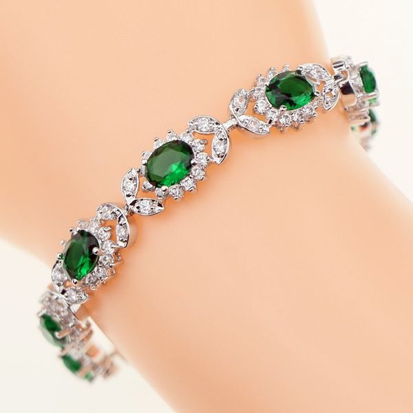 noble green natural gem stone white zircon 925 sterling-silver-jewelry link chain bracelet 19cm for women wedding gift box, Golden;silver
noble green natural gem stone white zircon 925 sterling-silver-jewelry link chain bracelet 19cm for women wedding gift box, Golden;silver