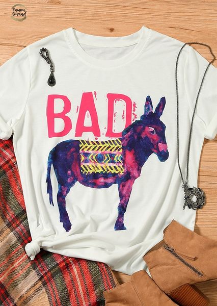 new arrivals fashion women t shirt short sleeve bad printed plus size female t shirt summer casual ladies tee, White
new arrivals fashion women t shirt short sleeve bad printed plus size female t shirt summer casual ladies tee, White