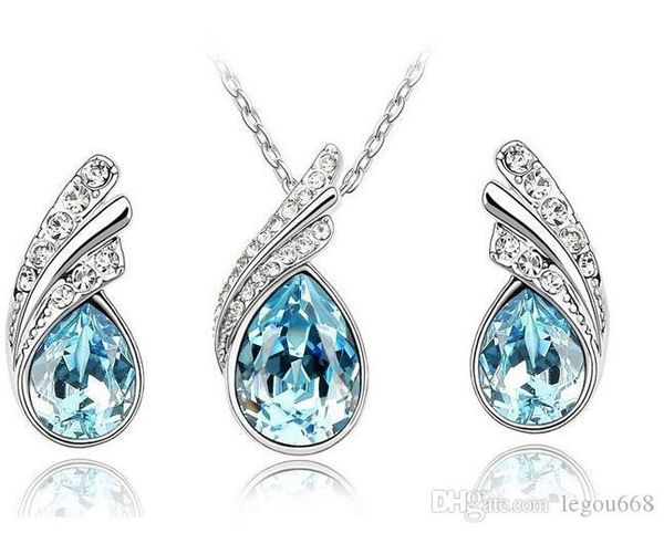 10sets austrian crystal jewelry set 925 sterling silver p jewelry set with diamonds necklace and a pair of earrings swarovski crystal
10sets austrian crystal jewelry set 925 sterling silver p jewelry set with diamonds necklace and a pair of earrings swarovski crystal