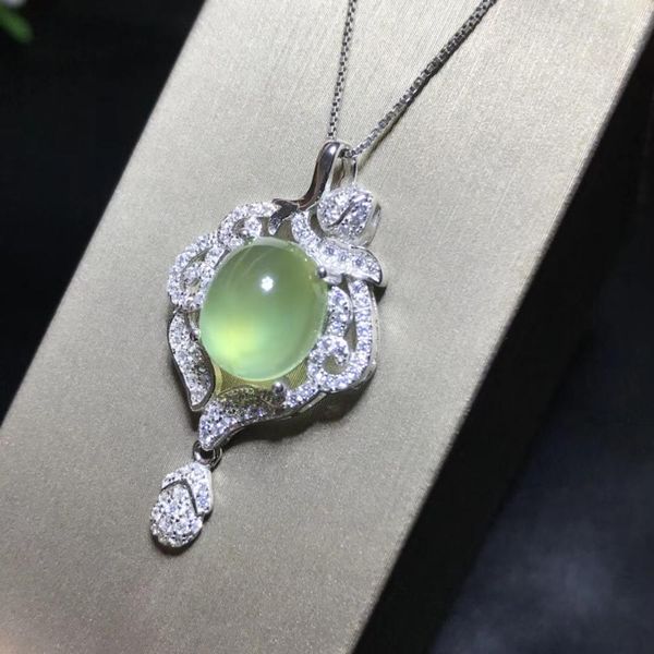 meibapj fashion natural prehnite gemstone big pendant necklace for women real 925 sterling silver charm fine jewelry
meibapj fashion natural prehnite gemstone big pendant necklace for women real 925 sterling silver charm fine jewelry