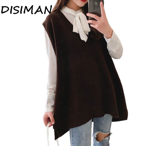 disiman oversized sweater loose sweater vest winter clothes women school girls vests deep v-neck spring pullover women, Black;white
disiman oversized sweater loose sweater vest winter clothes women school girls vests deep v-neck spring pullover women, Black;white