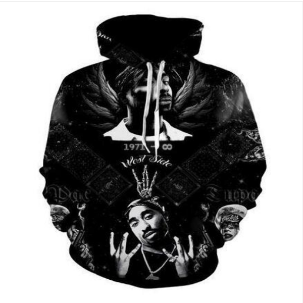 new fashion cool sweatshirt hoodies 3d print mens womens casual 2pac tupac style streetwear clothes rl0191, Black
new fashion cool sweatshirt hoodies 3d print mens womens casual 2pac tupac style streetwear clothes rl0191, Black