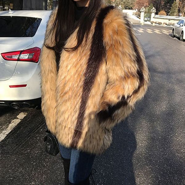 fur jacket rushed faux full regular v-neck covered vest faux coat coat woman section artificial braid hair 2018 new, Black
fur jacket rushed faux full regular v-neck covered vest faux coat coat woman section artificial braid hair 2018 new, Black