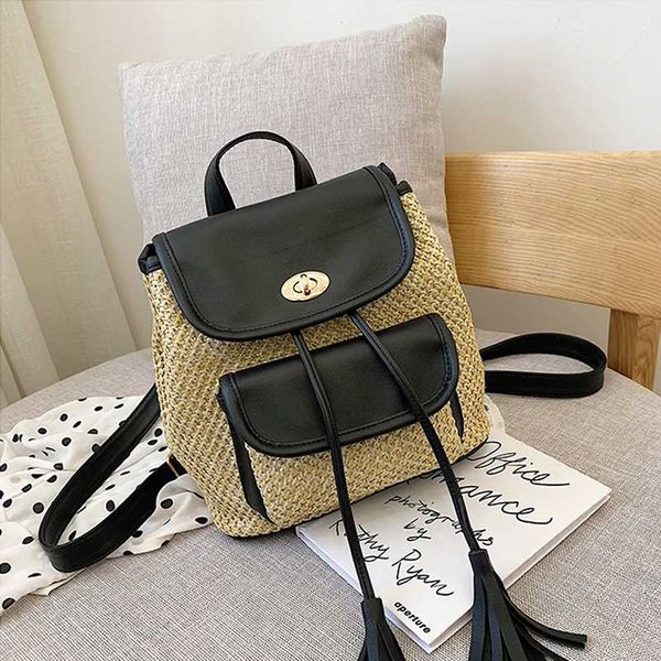 summer wonen backpack pu tassel fashion casual straw backpack hasp patchwork female teenage girl travel tourist shoulder bag
summer wonen backpack pu tassel fashion casual straw backpack hasp patchwork female teenage girl travel tourist shoulder bag