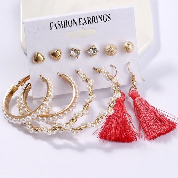 new bohemian earring sets for women vintage silver gold mix pearl hoop geometric dangle drop earrings tassel jewelry lx
new bohemian earring sets for women vintage silver gold mix pearl hoop geometric dangle drop earrings tassel jewelry lx
