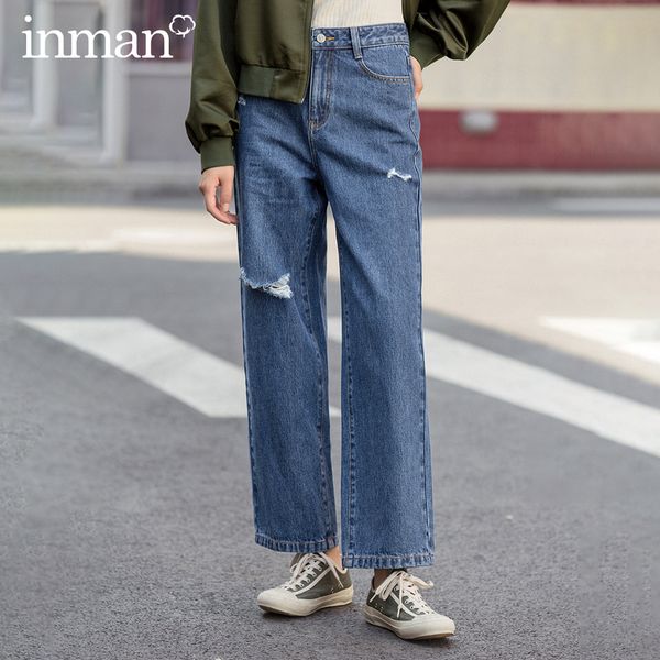 инман 2020 spring новая arriavl чистый хлопок высокой талией моды личности wear сыпучие straight jean, Blue
инман 2020 spring новая arriavl чистый хлопок высокой талией моды личности wear сыпучие straight jean, Blue