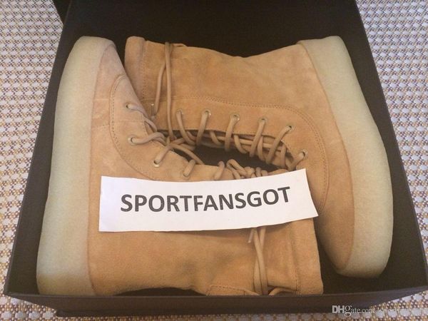 leather kanye west season 2 crepe boot new high cut made in spain with box military boot men women boot size 36-45
leather kanye west season 2 crepe boot new high cut made in spain with box military boot men women boot size 36-45