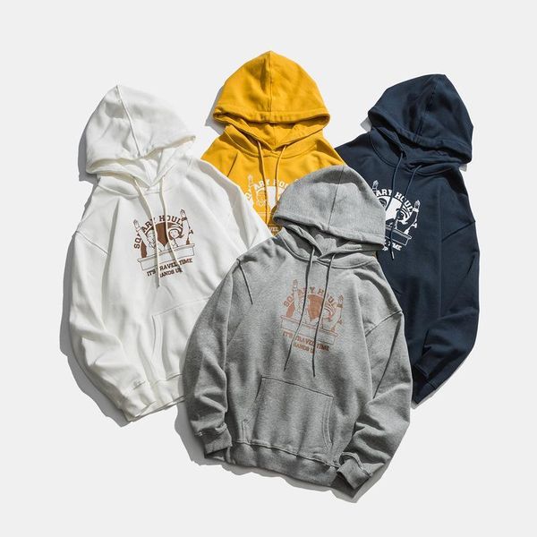 city where the product japanese-style workwear washing hoodie loose-fit printed pullover hoody men and women couples popular bra, Black
city where the product japanese-style workwear washing hoodie loose-fit printed pullover hoody men and women couples popular bra, Black