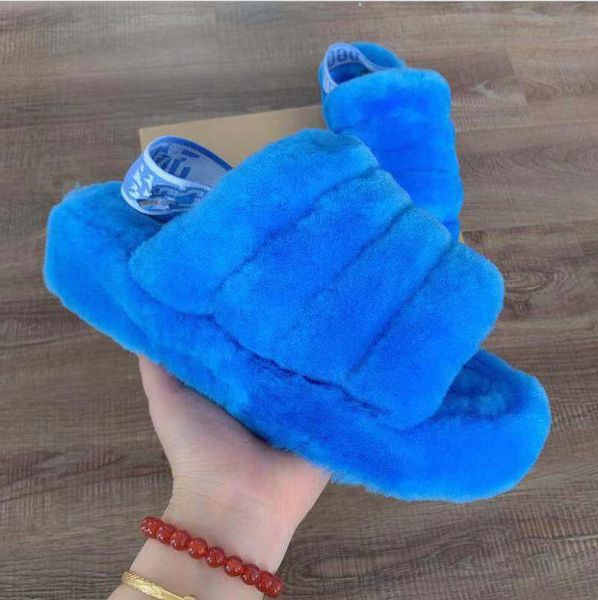women winter slippers australia fluffy fur sandals slides snow boots real fur wools shoes indoor warm snow furry slippers, Black
women winter slippers australia fluffy fur sandals slides snow boots real fur wools shoes indoor warm snow furry slippers, Black