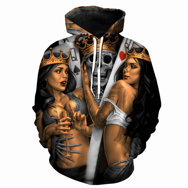 fashion men/women 3d sweatshirts print metal skulls bride groom hooded hoodies, Black
fashion men/women 3d sweatshirts print metal skulls bride groom hooded hoodies, Black