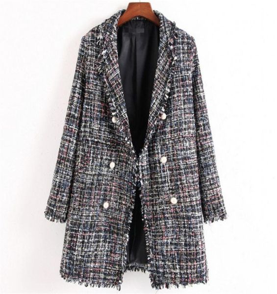 mid-long women's fashion and leisure single suit autumn and winter europe america pearl decoration tasseled famous women's l, White;black
mid-long women's fashion and leisure single suit autumn and winter europe america pearl decoration tasseled famous women's l, White;black