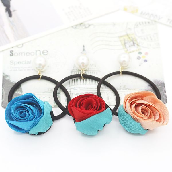 5 colors cloth rose flower light blue leaf white simulated pearl elastic hair bands women ponytail holder headwear
5 colors cloth rose flower light blue leaf white simulated pearl elastic hair bands women ponytail holder headwear
