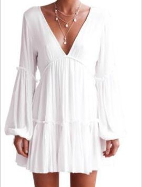 women designer dress women deep v neck pleated dress spring beach casual dresses womens clothing, Black;gray
women designer dress women deep v neck pleated dress spring beach casual dresses womens clothing, Black;gray