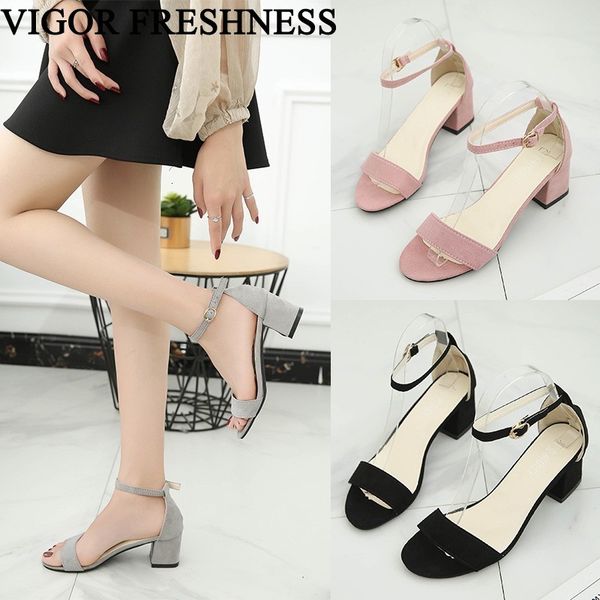 vigor freshness shoes women sandals middles heels open toes sandals women's shoes dress ladies summer party wy318, Black
vigor freshness shoes women sandals middles heels open toes sandals women's shoes dress ladies summer party wy318, Black
