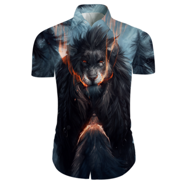 kissqiqi 3d printed short sleeve shirt european and american trend new men's spring and summer short sleeve shirt, White;black
kissqiqi 3d printed short sleeve shirt european and american trend new men's spring and summer short sleeve shirt, White;black