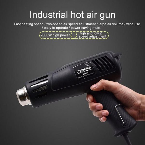 2000w 220v electric air gun variable 2 temperatures heat guns 150 ~ 550 degrees air gun nozzle attachments power tool
2000w 220v electric air gun variable 2 temperatures heat guns 150 ~ 550 degrees air gun nozzle attachments power tool
