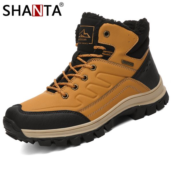 shanta 2019 men boots winter fur warm ankle snow boots men winter rubber work sneakers keep warm, Black
shanta 2019 men boots winter fur warm ankle snow boots men winter rubber work sneakers keep warm, Black