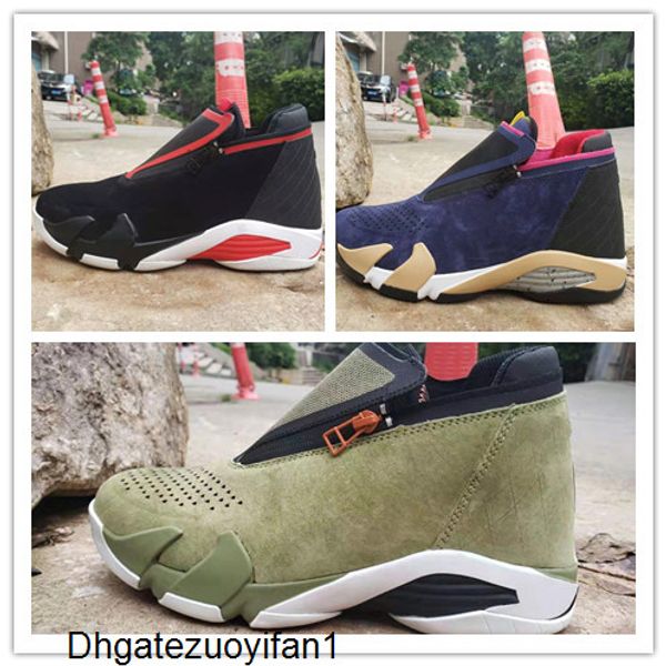 wholesale new 14 xiv green blue suede black low men basketball shoes male 14s sneakers sports outdoor trainers size 7-13 
wholesale new 14 xiv green blue suede black low men basketball shoes male 14s sneakers sports outdoor trainers size 7-13