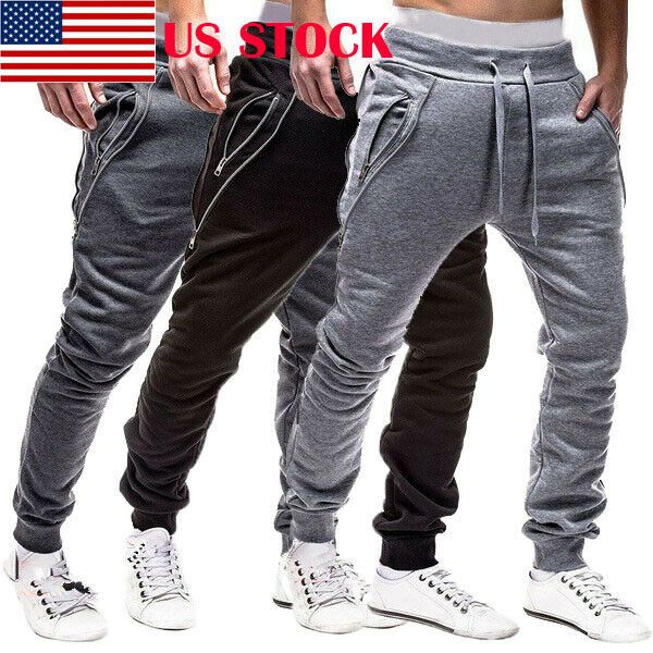 men casual fashion fake zipper slim fit sport pants long trouser tracksuit male's solid color sweatpants black light gray
men casual fashion fake zipper slim fit sport pants long trouser tracksuit male's solid color sweatpants black light gray