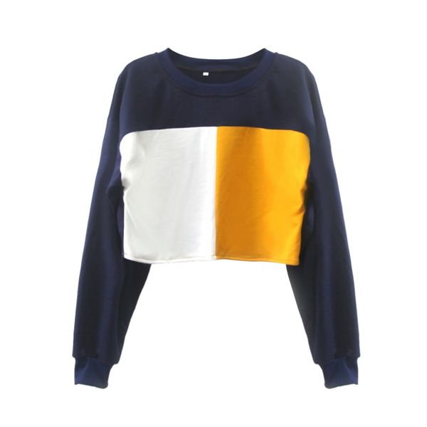 autumn women fashion patchwork short sweatshirt long sleeve o-neck pullovers sweatshirs female casual sweatshirt crop, Black
autumn women fashion patchwork short sweatshirt long sleeve o-neck pullovers sweatshirs female casual sweatshirt crop, Black