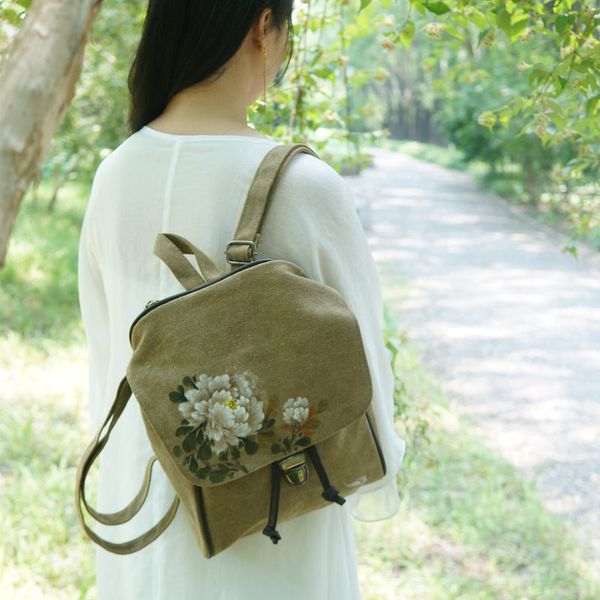 chinese style retro hand-painted bag female 2020 spring new canvas bag shoulder student backpack
chinese style retro hand-painted bag female 2020 spring new canvas bag shoulder student backpack