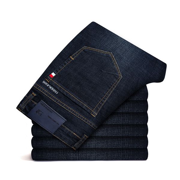 2019 autumn winter new men's blue jeans classic style business casual elastic slim fit cotton trousers brand male pants
2019 autumn winter new men's blue jeans classic style business casual elastic slim fit cotton trousers brand male pants