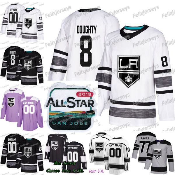 8 Drew Doughty 2019 All Star Los Angeles Kings Anze Kopitar Dustin Brown Clifford Jack Campbell Alex Jeff Carter Jonathan Quick Jersey
8 Drew Doughty 2019 All Star Los Angeles Kings Anze Kopitar Dustin Brown Clifford Jack Campbell Alex Jeff Carter Jonathan Quick Jersey