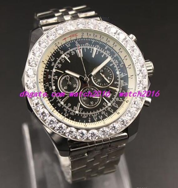 men satch big diamonds 48mm quartz chronometer watch chronographe certifie editon speciale etanche syeel casual men watch, Slivery;brown
men satch big diamonds 48mm quartz chronometer watch chronographe certifie editon speciale etanche syeel casual men watch, Slivery;brown