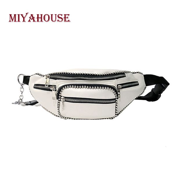 miyahouse rivet pu leather waist packs for women new solid color cellphone waist bags female simple zipper coin wallet lady
miyahouse rivet pu leather waist packs for women new solid color cellphone waist bags female simple zipper coin wallet lady