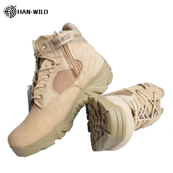 han wild boots hiking shoes leather tactical desert combat ankle boot men's army work training shoes hunting climbing
han wild boots hiking shoes leather tactical desert combat ankle boot men's army work training shoes hunting climbing