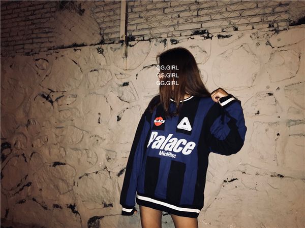 blood hip-hop celebrity inspired palace palazzo knit inter milan juve baseball uniform round neck pullover sweater, Black
blood hip-hop celebrity inspired palace palazzo knit inter milan juve baseball uniform round neck pullover sweater, Black