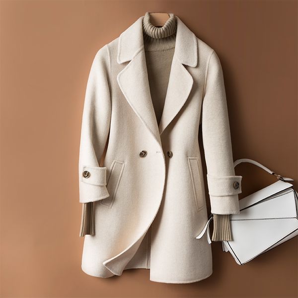 kmetram spring jacket women clothes 2019 real wool coat female streetwear woolen coats and jackets women outwear chaqueta my2738, Black
kmetram spring jacket women clothes 2019 real wool coat female streetwear woolen coats and jackets women outwear chaqueta my2738, Black