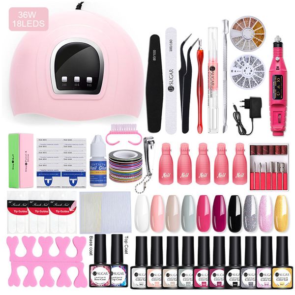 ur sugar nail set uv led lamp for manicure 10pcs gel nail polish set kit soak off gel varnish for art dryer machine
ur sugar nail set uv led lamp for manicure 10pcs gel nail polish set kit soak off gel varnish for art dryer machine