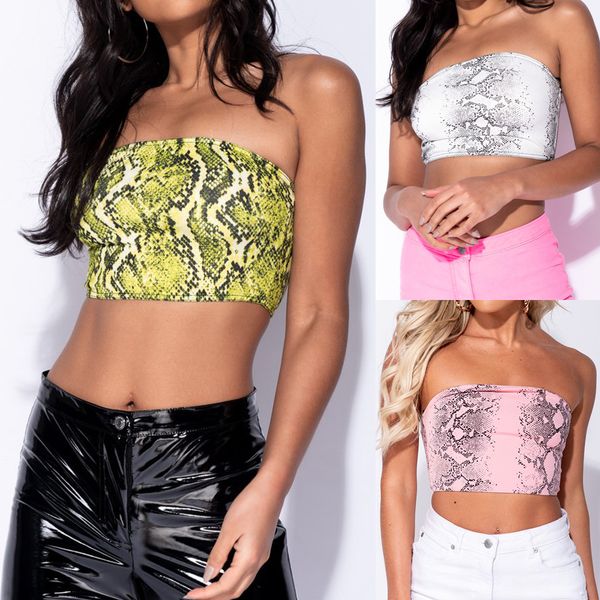 2019 summer womens off-shoulder tube crop snakeskin strapless bra tank fmela, White
2019 summer womens off-shoulder tube crop snakeskin strapless bra tank fmela, White