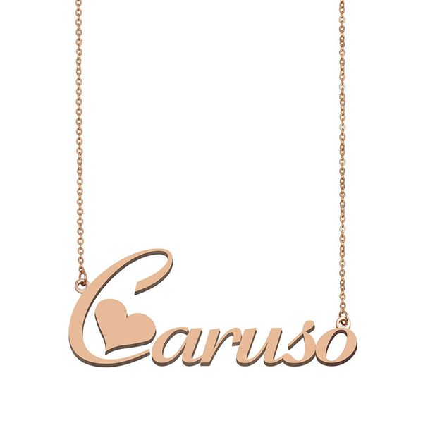 caruso name necklace pendant for women girls birthday gift custom nameplate kids friends jewelry 18k gold plated stainless steel, Silver
caruso name necklace pendant for women girls birthday gift custom nameplate kids friends jewelry 18k gold plated stainless steel, Silver